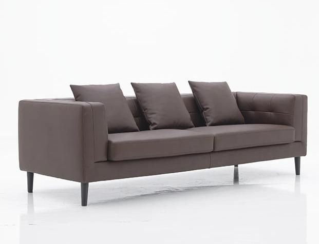 Minimalist Simple Synthetic Leather 1 Seat 2 Seat Office Sofa