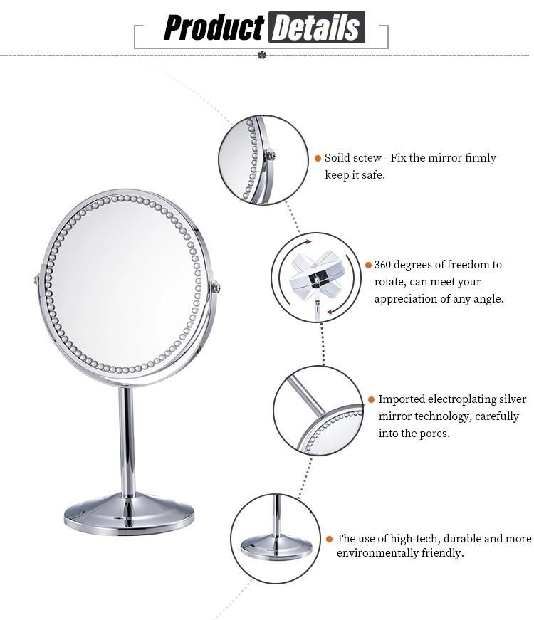Crystal Vanity Cosmetic Makeup Table Mirror Magnifying (SE-109Z)