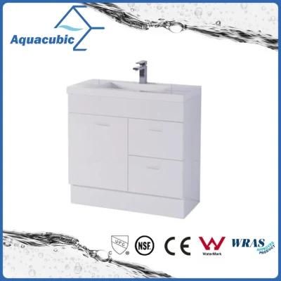 30-Inch Vanity Cabinet with Poly Basin in White (ACF750)
