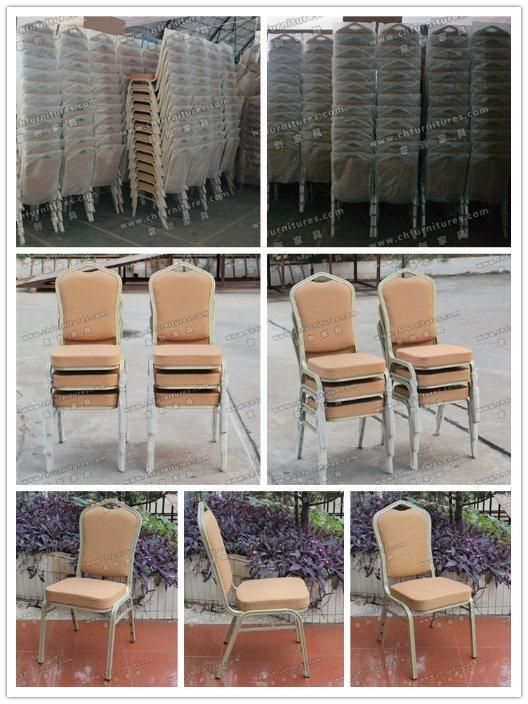 Catering Suppliers Stacking Aluminum Banquet Hotel Chair for Restaurant and Event Yc-Zl22