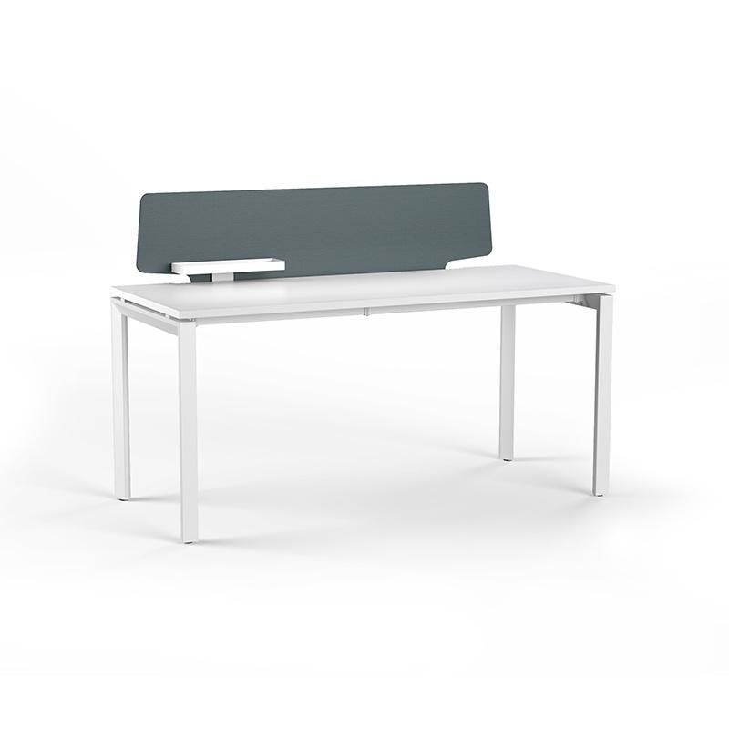 Modern White Office Furniture Two Seat Workstation Computer Office Desk