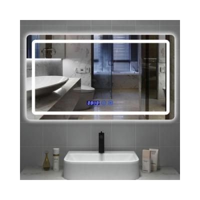 Wall Mounted Smart Mirror 700*900 Single Touch Screen/Light/Frameless Customizable Multifunctional Bathroom LED Vanity Mirror