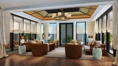 Stars Chinese Modern Wooden Luxury Hotel Reception Area Furniture