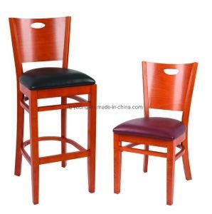 Customized Classic Solid Wood Bar Restaurant Bar Chair Furniture