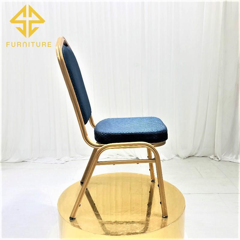 Wholesale Quality Low Price Strong Stackable Metal Banquet Chairs Hotel Chair