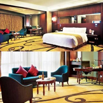 5 Star Complete Luxury Modern Solid Wood King Size Bedroom Furniture Set for Hotel Bedroom (GLNB-030303)