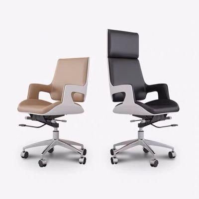 Modern Executive Wooden Office Leather Boss Chair Geninue Leather Executive Chair