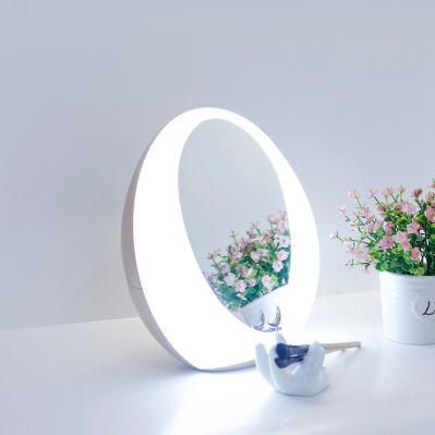 Speaker Mirror Round Light LED Rechargeable Makeup Mirror Music Player