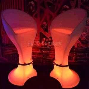 Glowing and Battery Waterproof LED Bar Stool for Wedding Rentals
