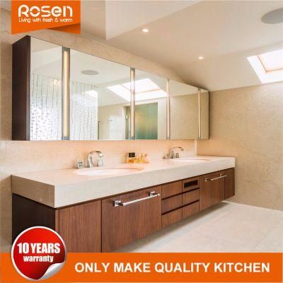 Chinese Factory Hot Selling Modern Wood Veneer Bathroom Vanity