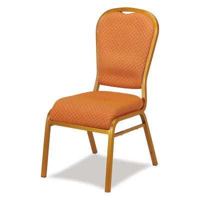 Top Furniture Foshan Factory Metal Curve Seat Banquet Chair