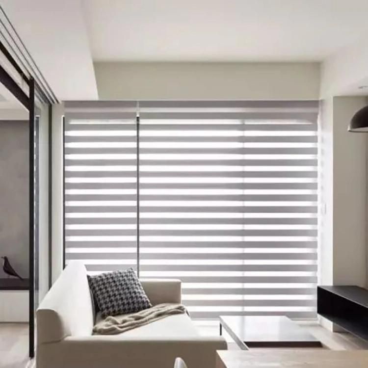 Customized Modern Blackout Manual Roll Day and Night Wholesale Zebra Blinds