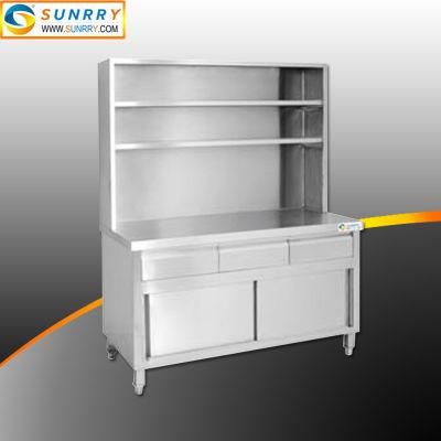 Factory Price Commercial Stainless Steel Kitchen Cabinet with Shelf