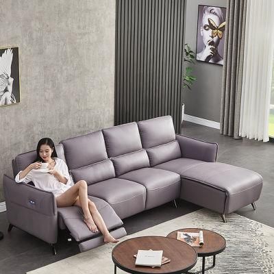 Factory Wholesale Living Room Recliner Sofa Modern Home Furniture Leather Sofa