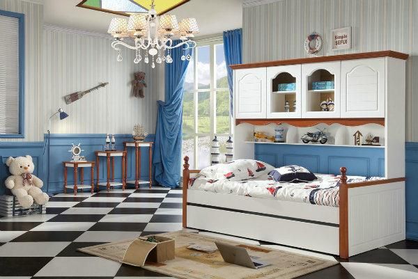 New Model Luxury Bedroom Furniture Wood Bed Prices (SZ-BT9903)