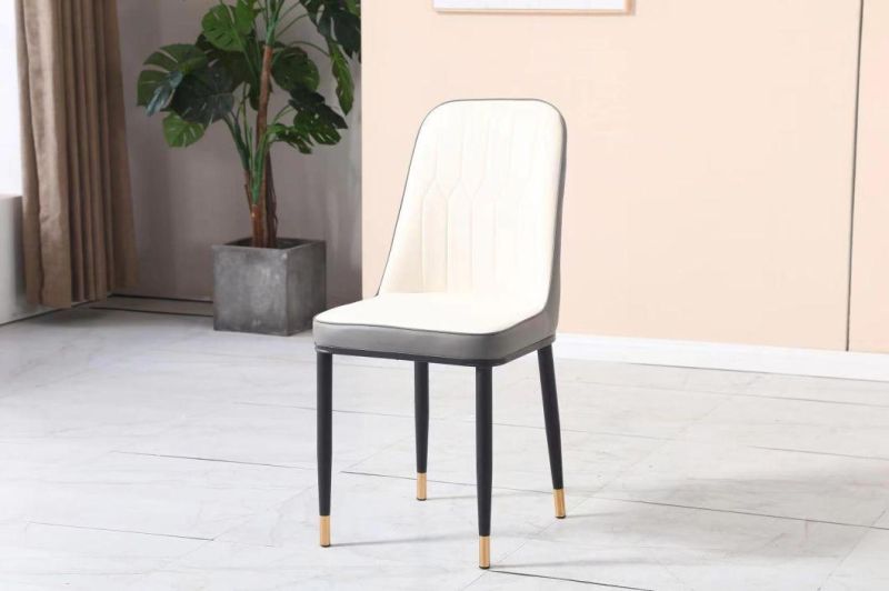 Nordic Soft Bag Dining Chair Household Modern Simple Soft Bag Leisure Leather Chair Dining Chair