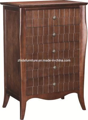 Modern Solid Wood Wooden Chest Living Room Cabinet