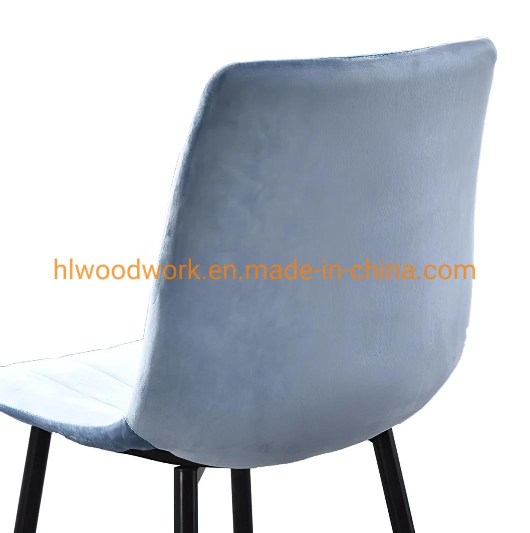 High Quality Fabric Chair Dining Chair Bedroom Chair Leisure Chair Modern Cheap Multi-Color Customizable Dining Chair