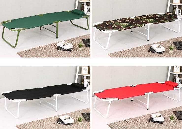 Modern Stable Office Break Metal Hospital Folding Bed