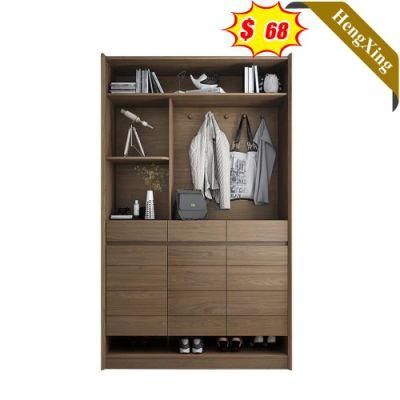 Cheap Price Modern Wooden Style Wholesale Living Room Furniture Open Storage Cabinet with Drawers