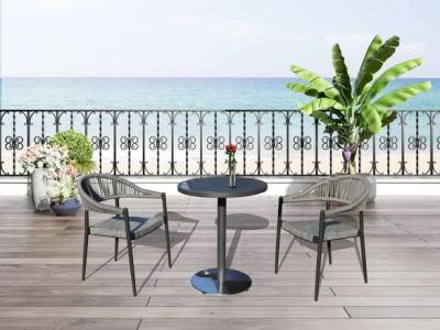 Modern Leisure Restaurant Hotel Villa Home Garden Furniture Outdoor Dining Rattan Table Set