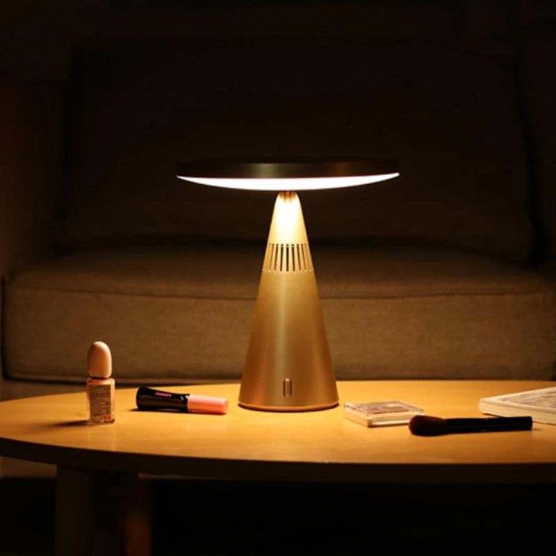 Beauty Cosmetic Make up Desktop LED Lamp Bluetooth Mirror