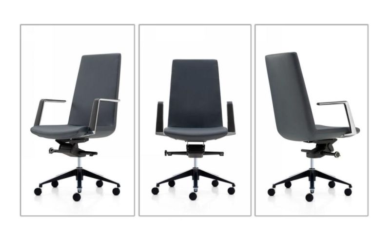 Swivel Chairs Adjustable Modern Simple Luxury Genuine Leather Modern Swivel Chair Executive Office Chair