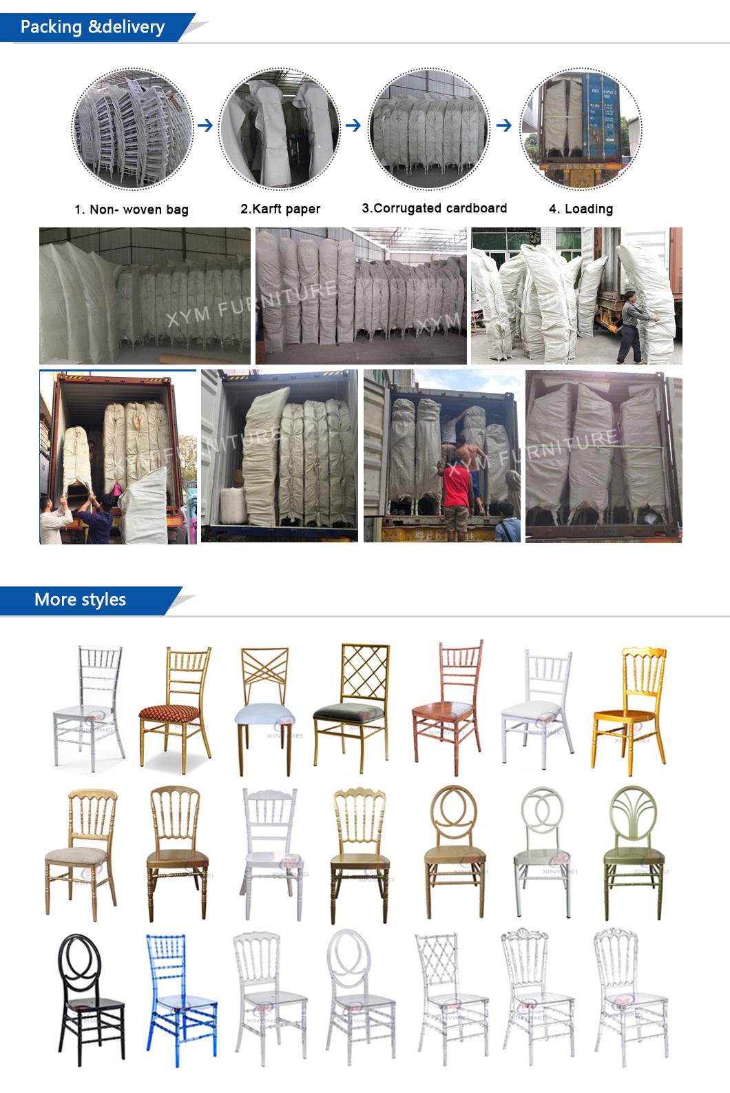 Modern Wedding Stackable Aluminum Chiavari Chair