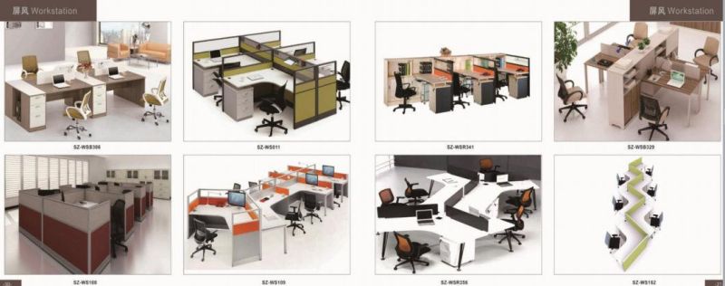 Popular Office Workshop Workstation Modern 4 People Office Desk (SZ-WS305)