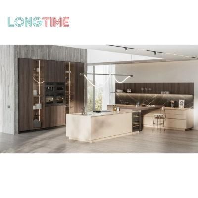Home Modern Style PETG Finish Kitchen Cabinet Furniture Pantry Kitchen Cabinet