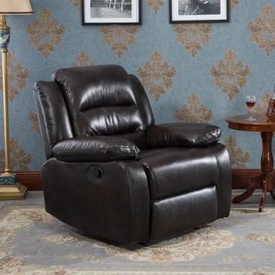 European Modern Hot-Selling Synthetic Leather Manual Recliner Sofa Leisure Living Room Home Office Furniture