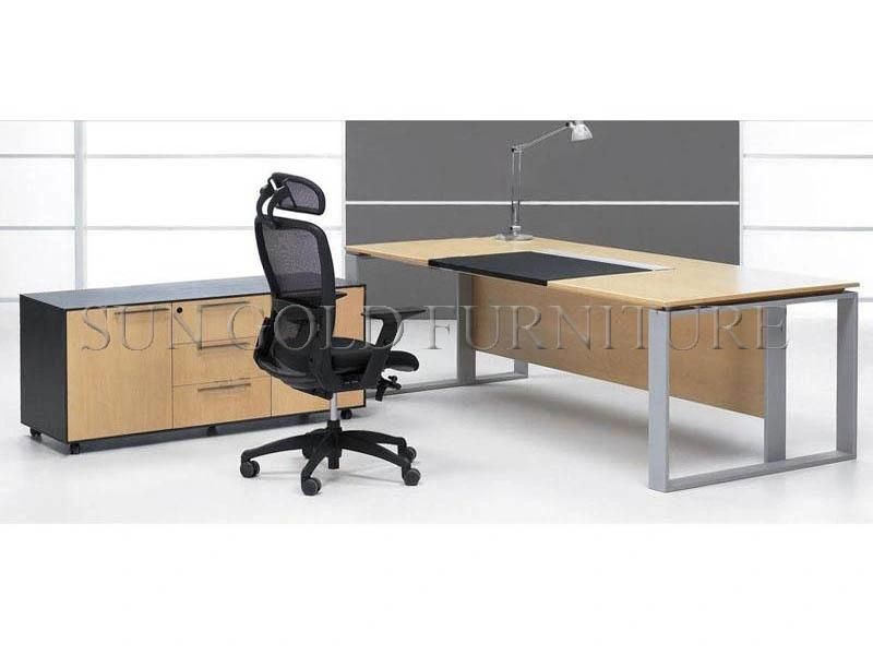 New Design Metal Fram Office Desk L Shaped Executive Office Furniture Office Desk