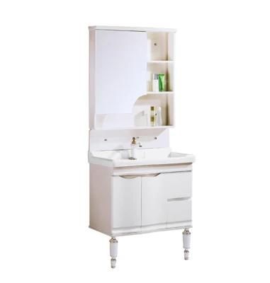 Custom Modern Luxury Hotel Waterproof Single Hole Cabinet Bathroom Vanity with Sink