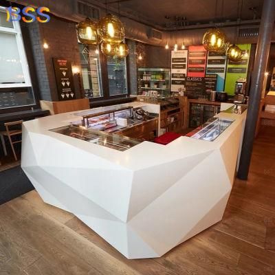 Fast Food Buffet Bar Corian Food Court Counter Design Ideas