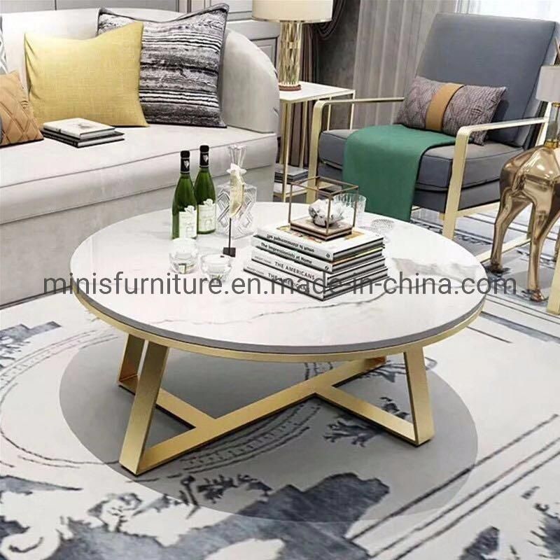 (MN-MCT803) Chinese Modern Hotel Office Home Living Room Furniture Marble Coffee Table