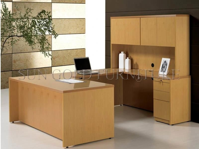 High Quality Office Suites U Shape Executive Desk with High Cabinet (SZ-OD124)