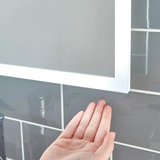 Backlit Mirror LED Wall Mirror Anti-Fog Bathroom Frameless Mirror Makeup Mirror with Lights Infrared Sensor