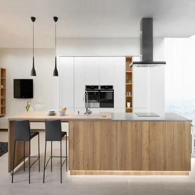 Luxury Classic White MDF Wood Cupboard Cabinet Set Design Custom Modern Waterproof Plywood Carcass Kitchen Cabinets