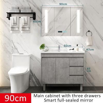 Modern Bathroom Cabinet Vanity with Mirror Cabinet
