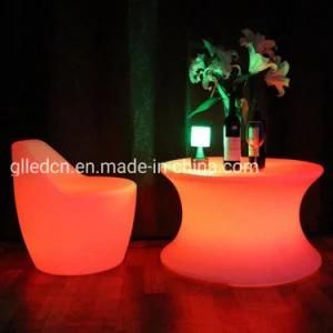 Antique LED Furniture LED Table LED Chairs for Coffee Shop Furniture