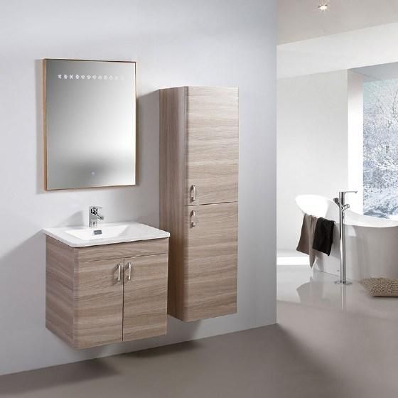 China Factory Wholesale Simple and Luxury Plywood Bathroom Vanity with Mirror