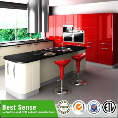 Red Kitchen Wall Hanging Cabinet/Kitchen Furniture