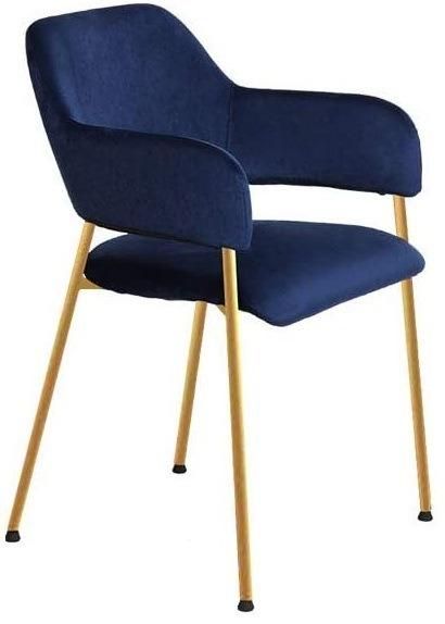 Modern Hot Sale Furniture Popular Shining Golden Legs Dining Chair
