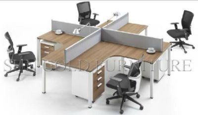 High Degree Modern Design Office Staff Partition 4 Seats (SZ-WSL316)