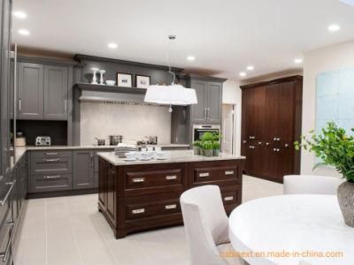 2020 Trend American Style Modern Solid Wood Kitchen Cabinets