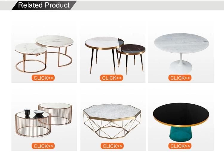 Household Wholesale Modern Black Metal Household Living Room Furniture Design Tea /Coffee Table with MDF Board