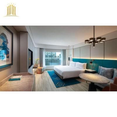 OEM Custom Latest Luxury 5 Five Stars MDF Modern Royal Design Interior Complete Hotel Bedroom Furniture Sets