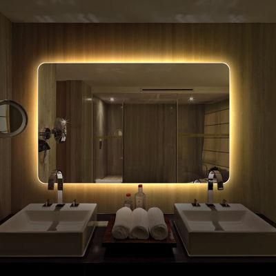 Fogless Copper Free LED Light Intelligent Bathroom Mirror Wall Mounted