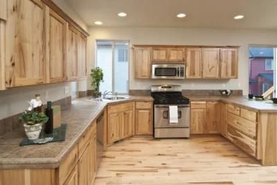 American Modern Style Solid Wood Kitchen Cabinets Furniture