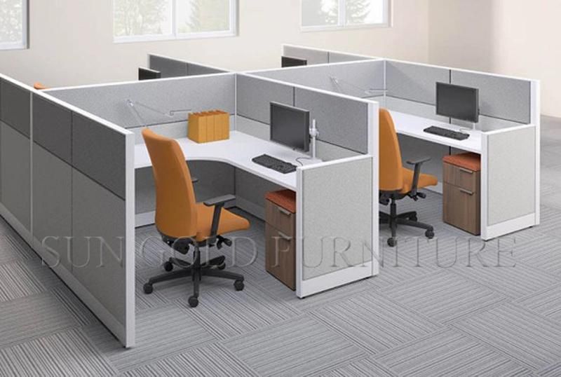 Workstation Office 3 Seats Staff Group Partition (SZ-WST811)